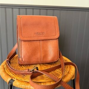 American Leather Co. Tan Crossbody Bag